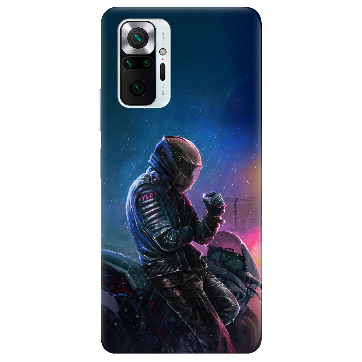 Чехол для Xiaomi Redmi Note 10 Pro Душа байкера - фото 1 - Чехлы для телефонов