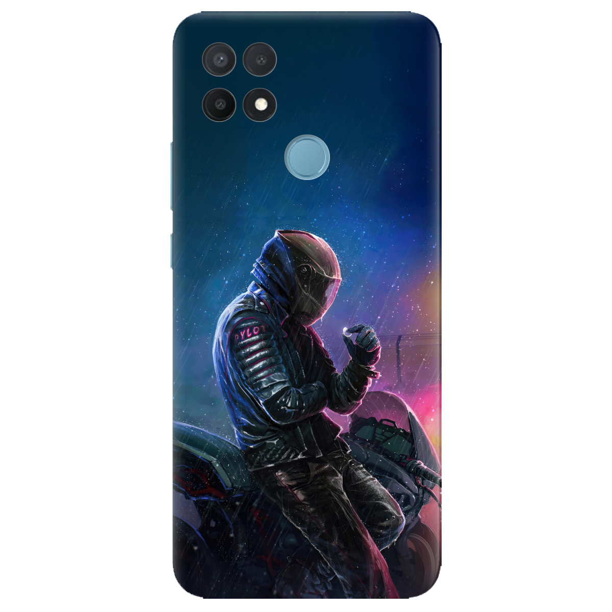 Чехол для Oppo A15s/ A15 Душа байкера - фото 1 - Чехлы для телефонов