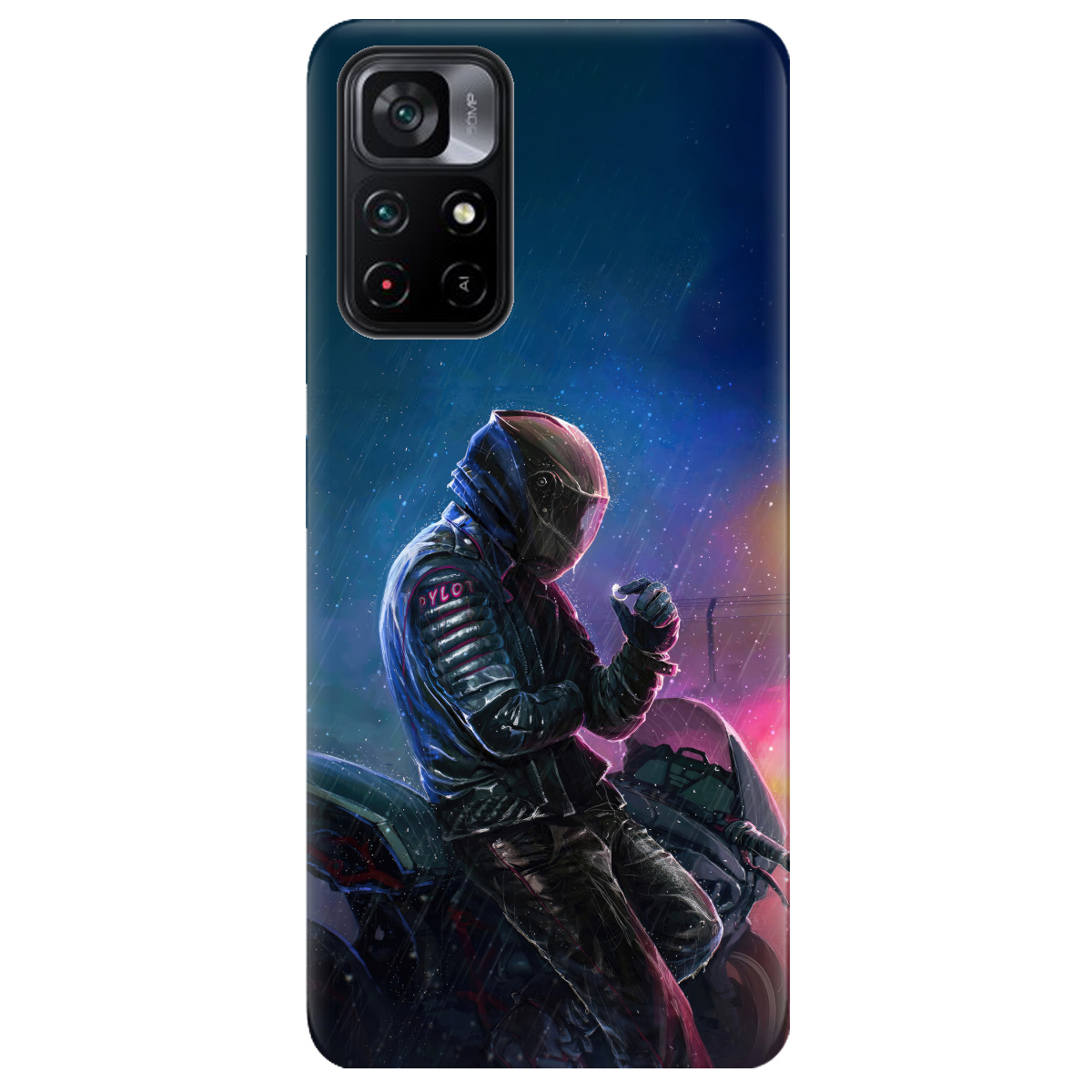 Чехол для Xiaomi Poco M4 Pro 5G Душа байкера - фото 1 - Чехлы для телефонов