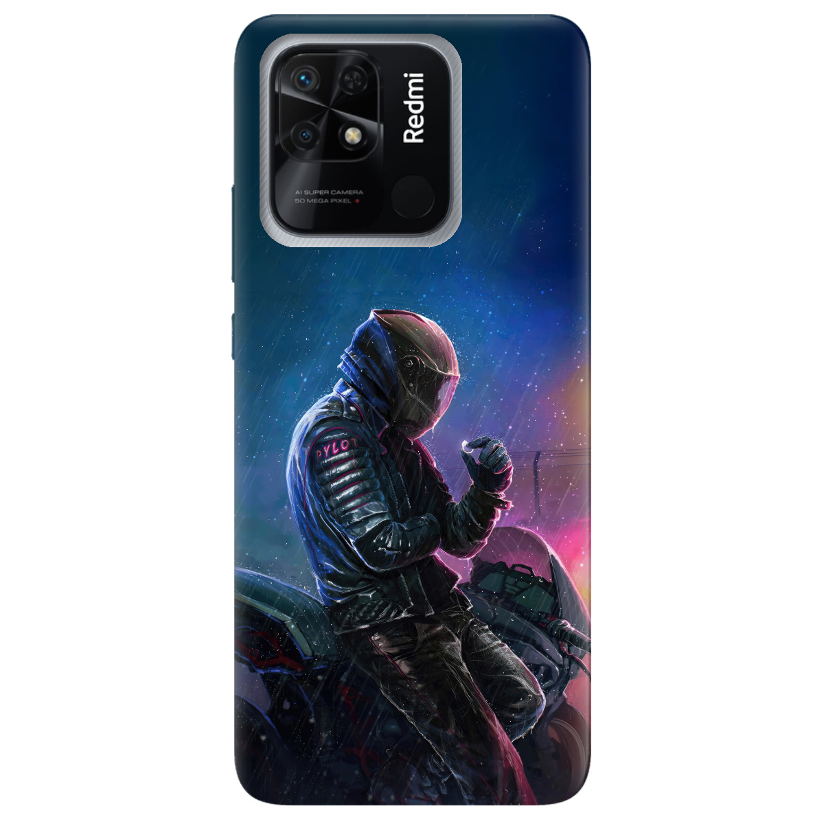 Чехол для Xiaomi Redmi 10C Душа байкера - фото 1 - Чехлы для телефонов