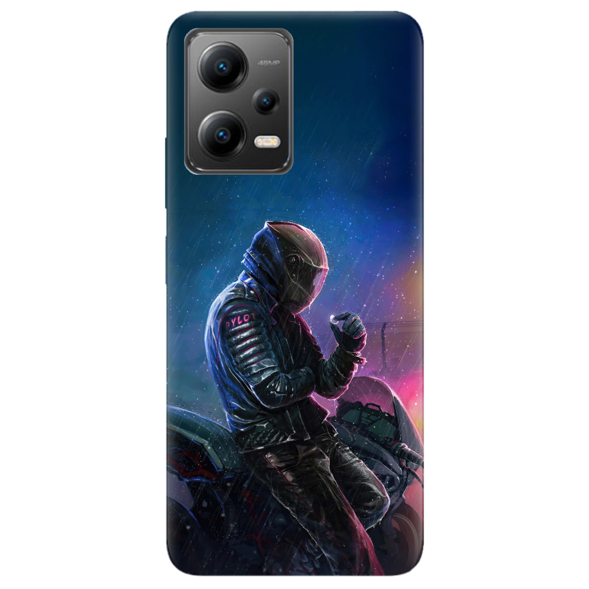 Чехол для Xiaomi Poco X5 5G Душа байкера - фото 1 - Чехлы для телефонов