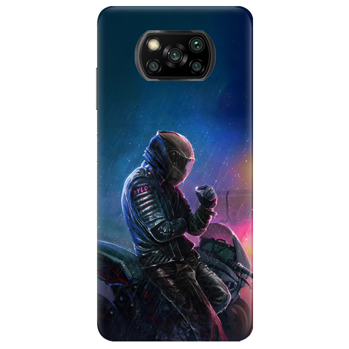 Чехол для Xiaomi Poco X3 Pro Душа байкера - фото 1 - Чехлы для телефонов