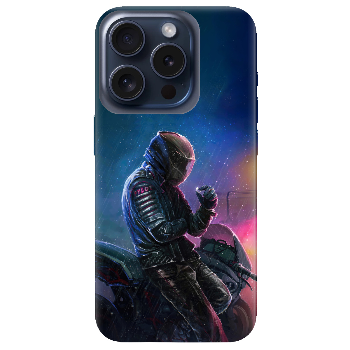 Чехол для Apple iPhone 15 Pro Max Душа байкера - фото 1 - Чехлы для телефонов