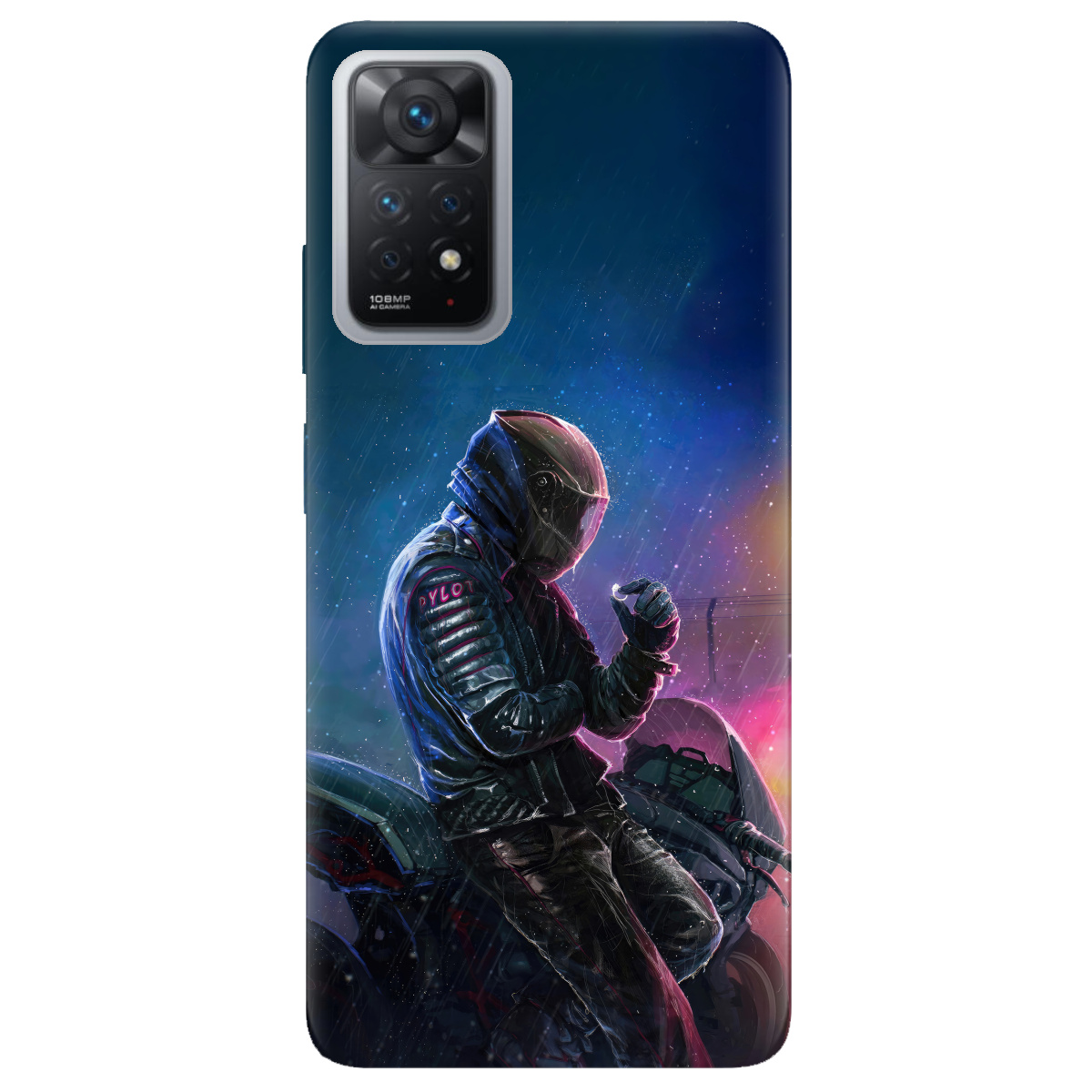 Чехол для Xiaomi Redmi Note 12 Pro 4G Душа байкера - фото 1 - Чехлы для телефонов