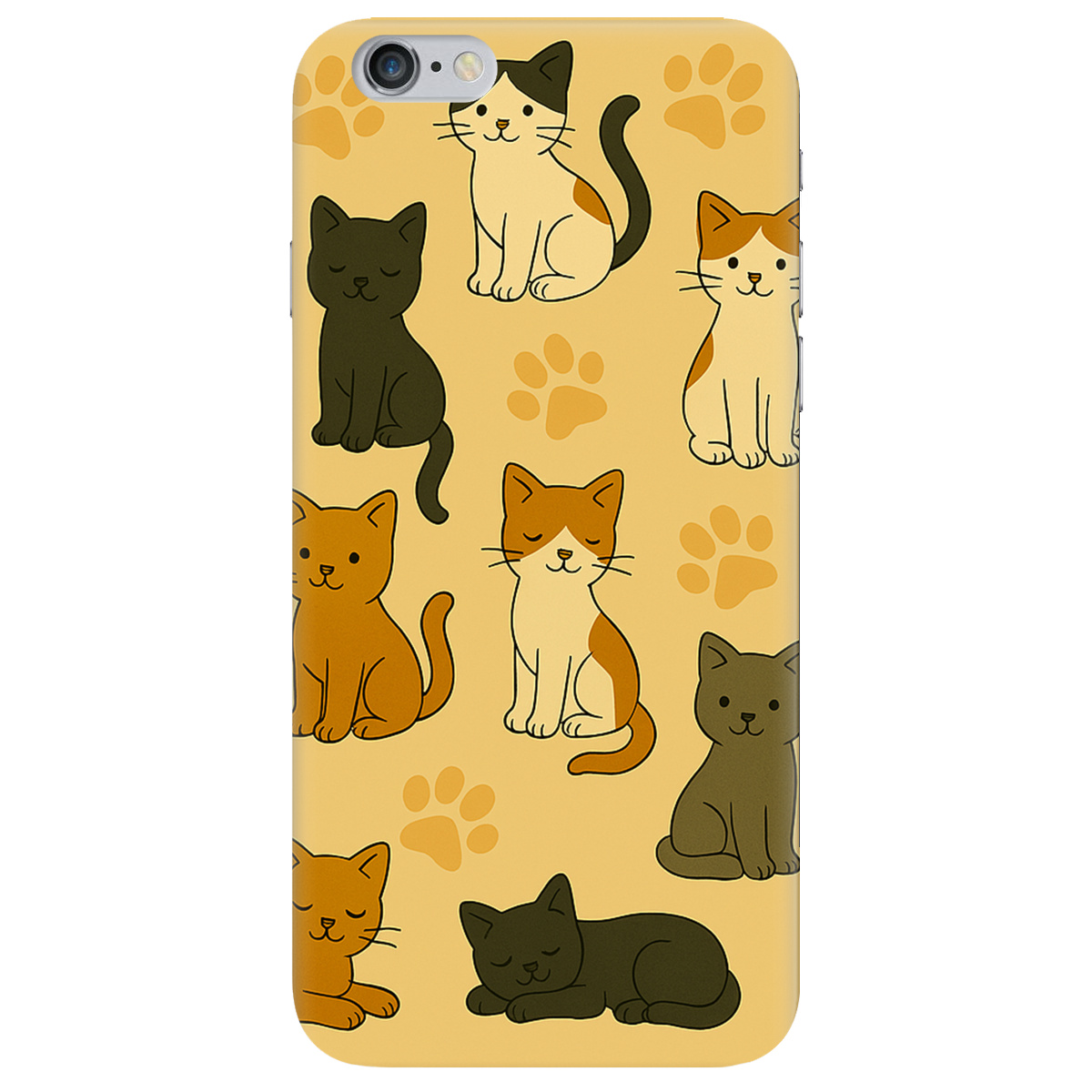 Чохол для Apple iPhone 6 Plus / 6S Plus Милі котики - фото 1 - Чохли для телефонів