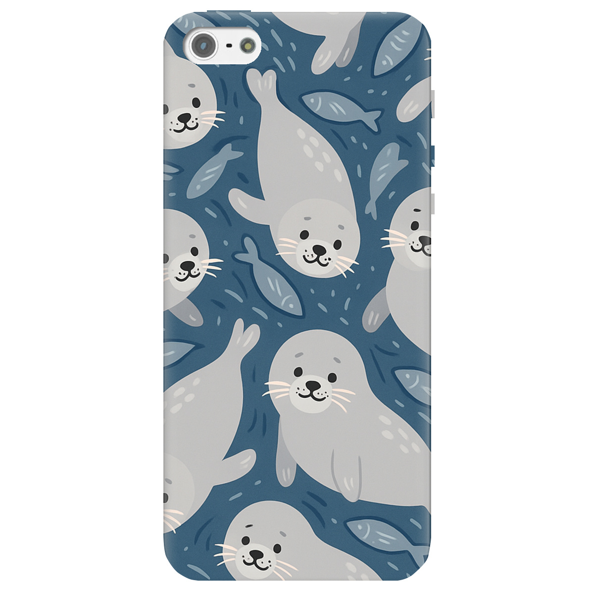 Чехол для Apple iPhone 5 / 5S Морские котики - фото 1 - Чехлы для телефонов