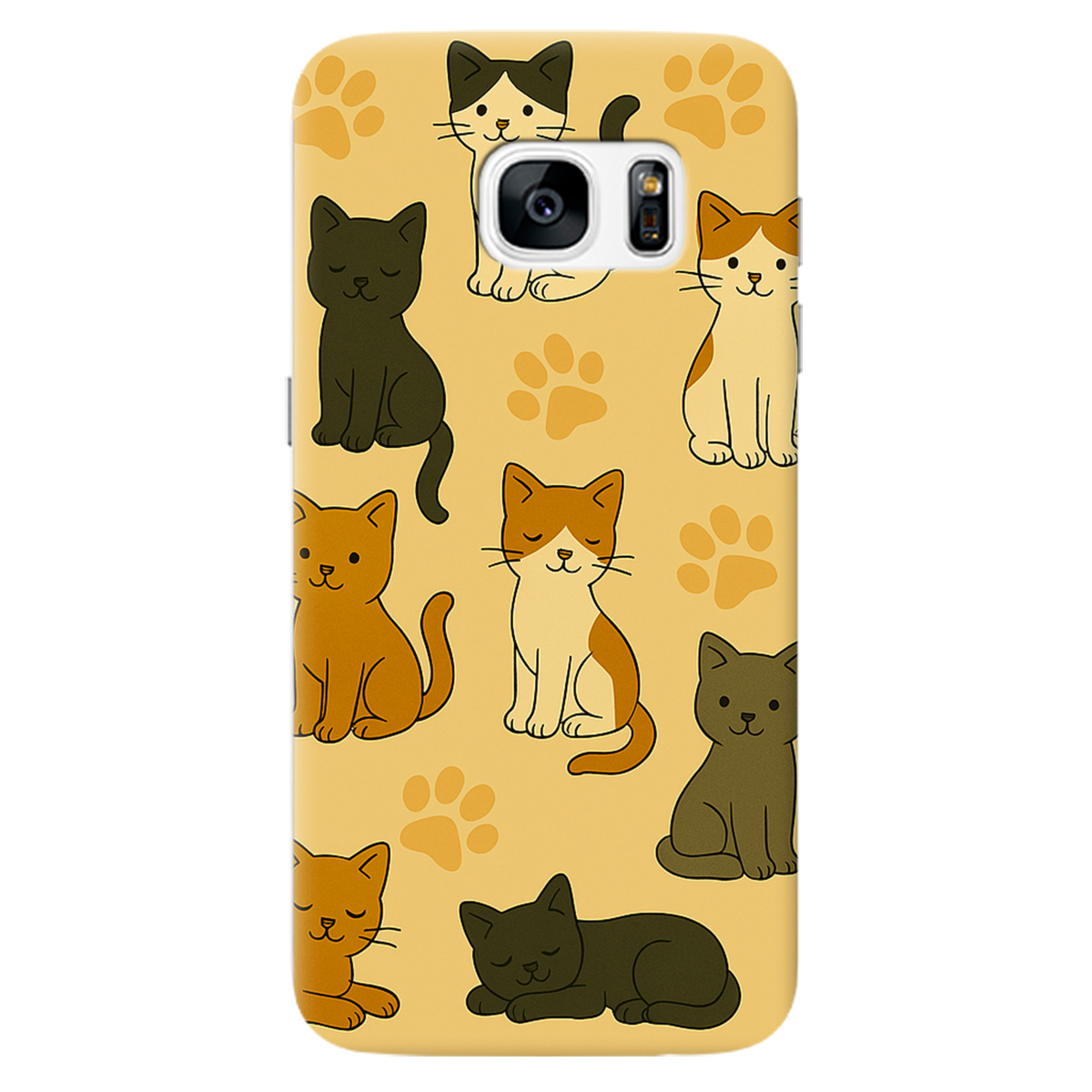 Чехол для Samsung Galaxy S7 Милые котики - фото 1 - Чехлы для телефонов