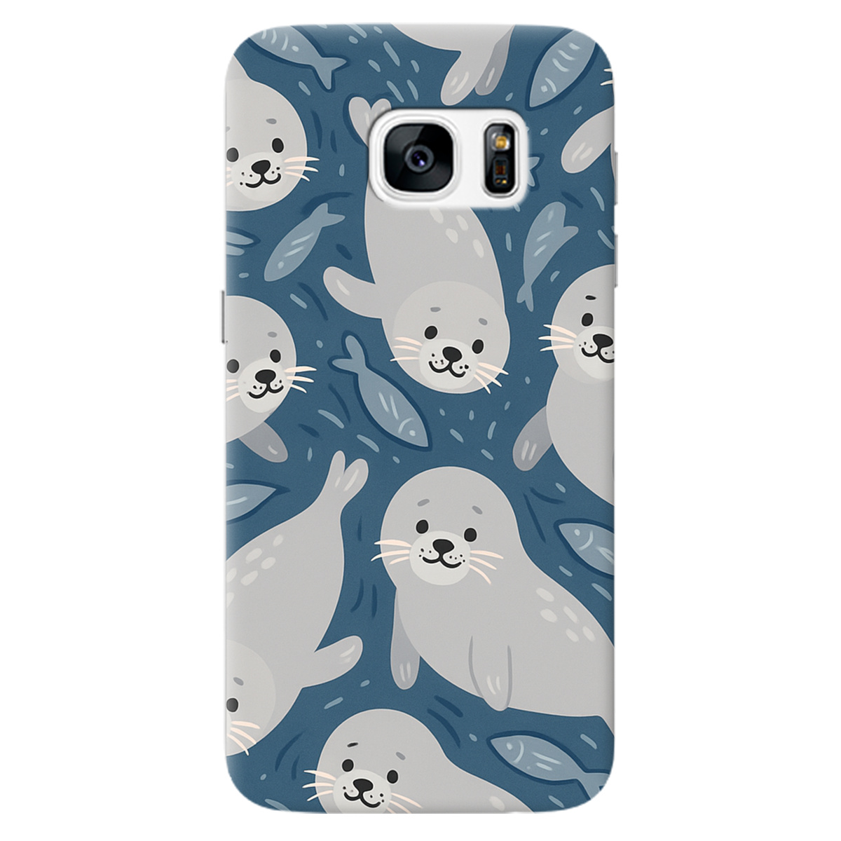Чохол для Samsung Galaxy S7 Морські котики - фото 1 - Чохли для телефонів