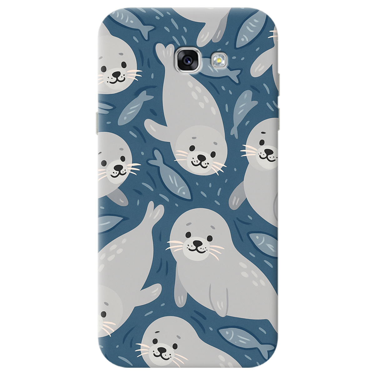 Чохол для Samsung Galaxy A7 2017 Морські котики - фото 1 - Чохли для телефонів