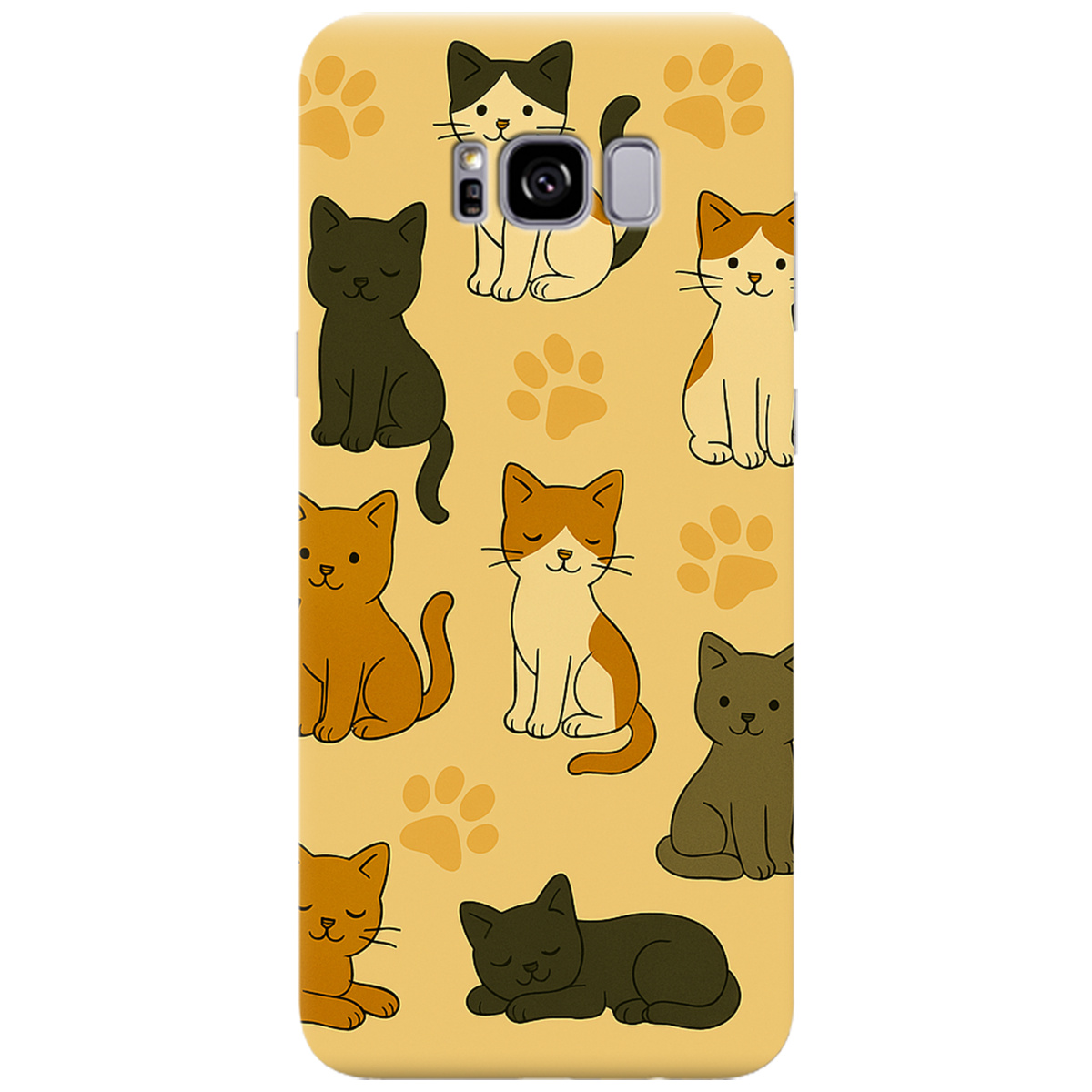 Чохол для Samsung Galaxy S8 Plus Милі котики - фото 1 - Чохли для телефонів