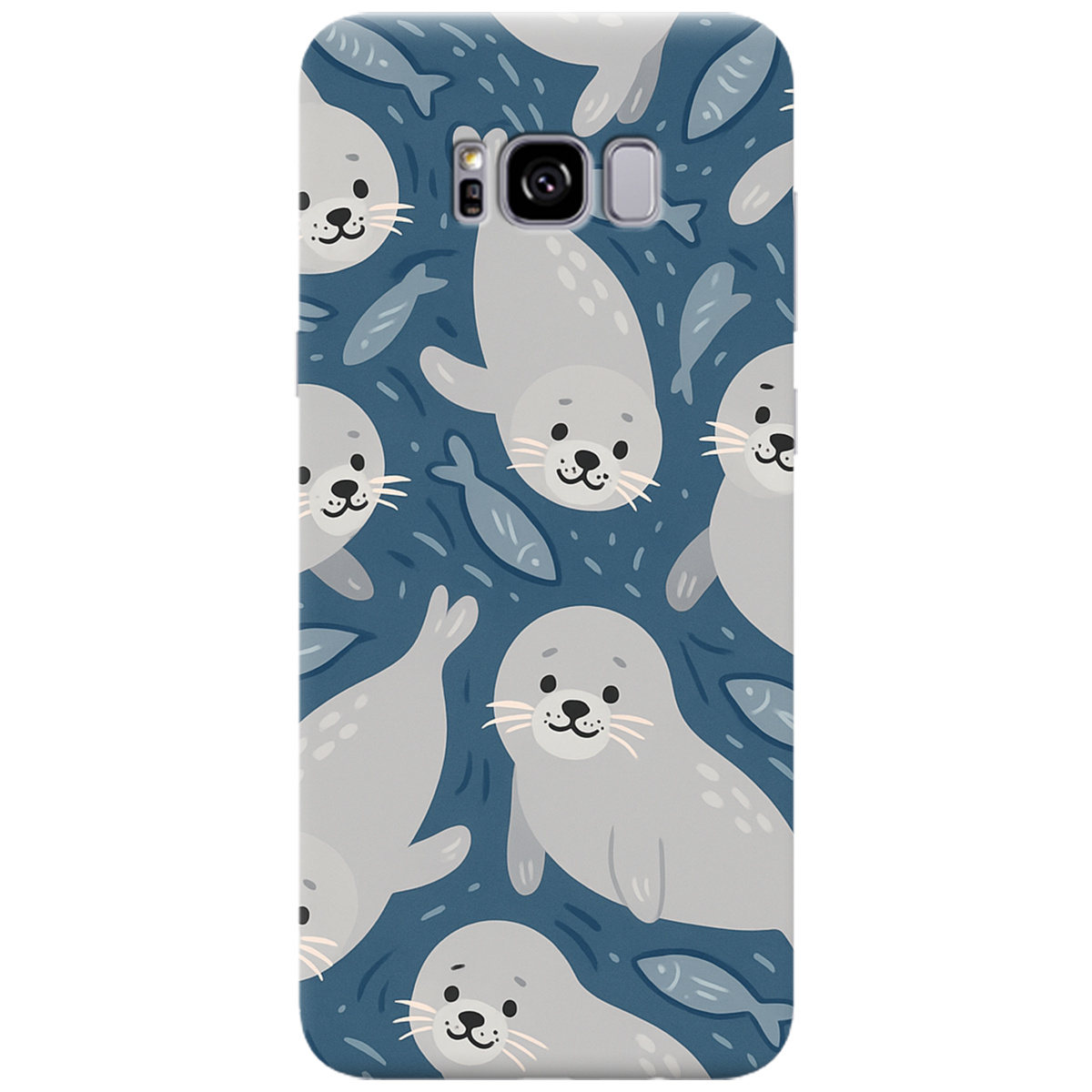 Чохол для Samsung Galaxy S8 Plus Морські котики - фото 1 - Чохли для телефонів