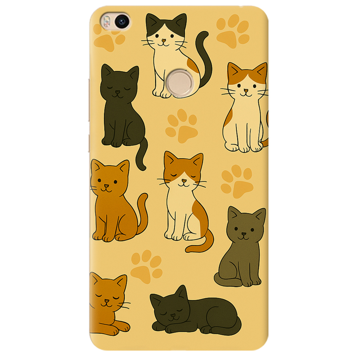 Чехол для Xiaomi Mi Max 2 Милые котики - фото 1 - Чехлы для телефонов