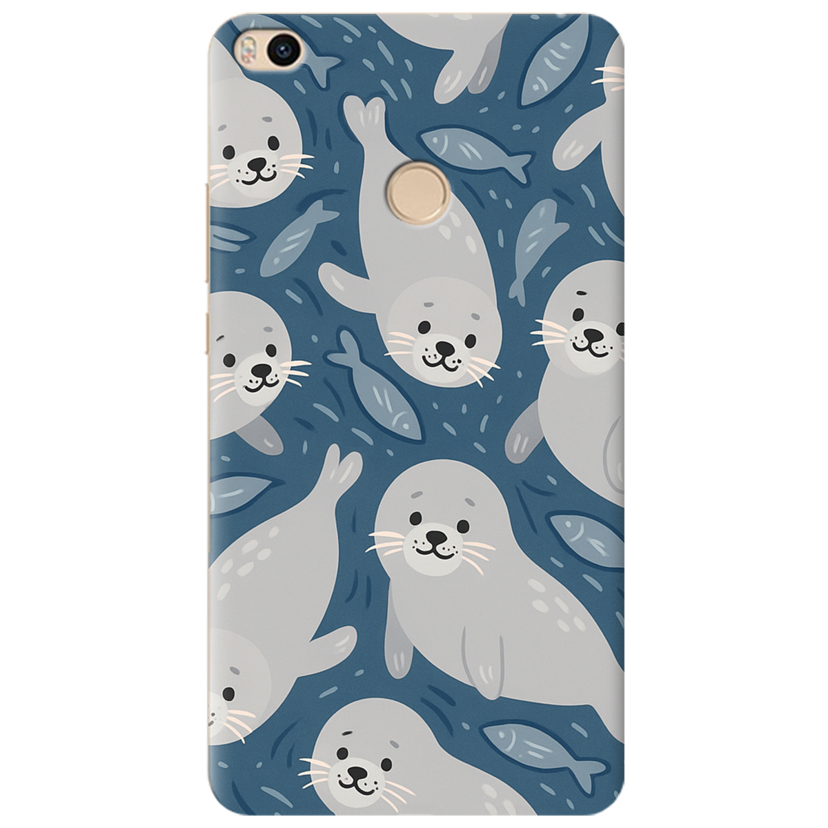Чехол для Xiaomi Mi Max 2 Морские котики - фото 1 Чехол для Xiaomi Mi Max 2 Морские котики - фото 1 - Чехлы для телефонов