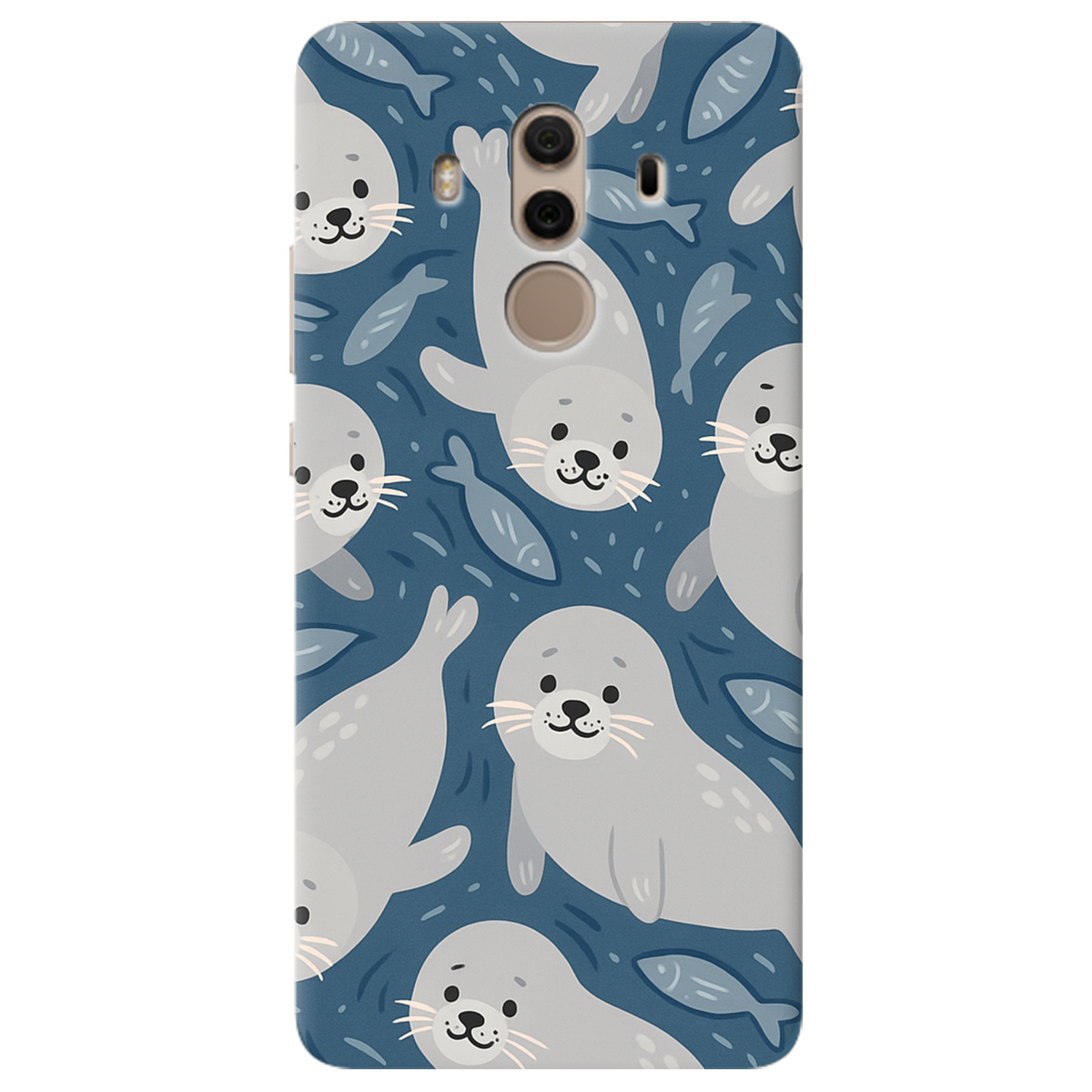 Чохол для Huawei Mate 10 Pro Морські котики - фото 1 - Чохли для телефонів