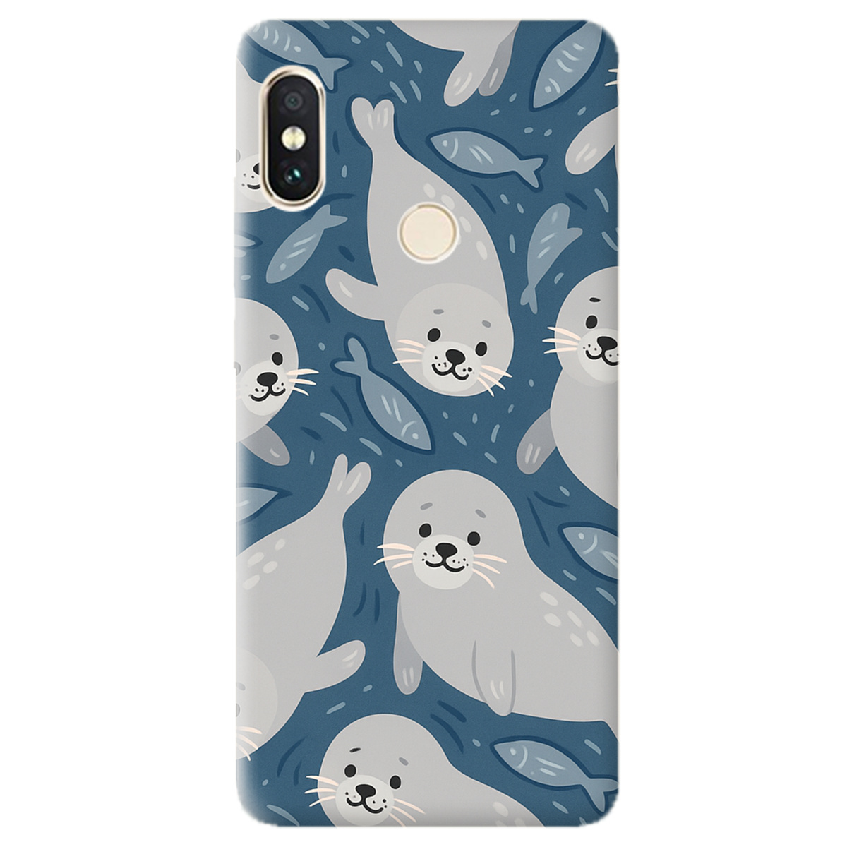 Чехол для Xiaomi Redmi Note 5 Морские котики - фото 1 - Чехлы для телефонов