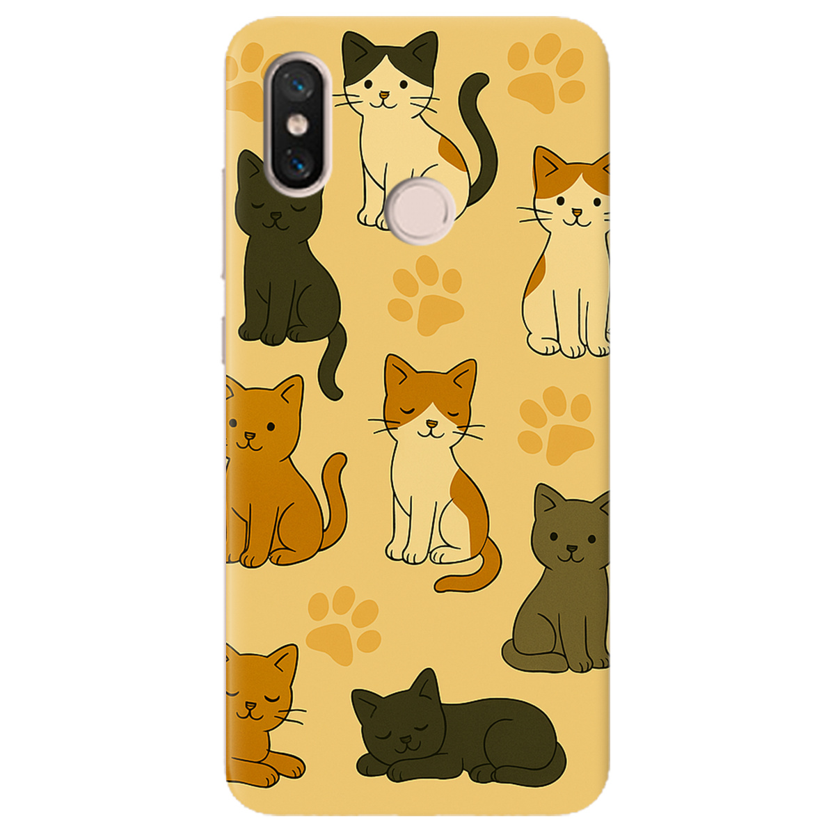 Чехол для Xiaomi Mi 8 Милые котики - фото 1 - Чехлы для телефонов