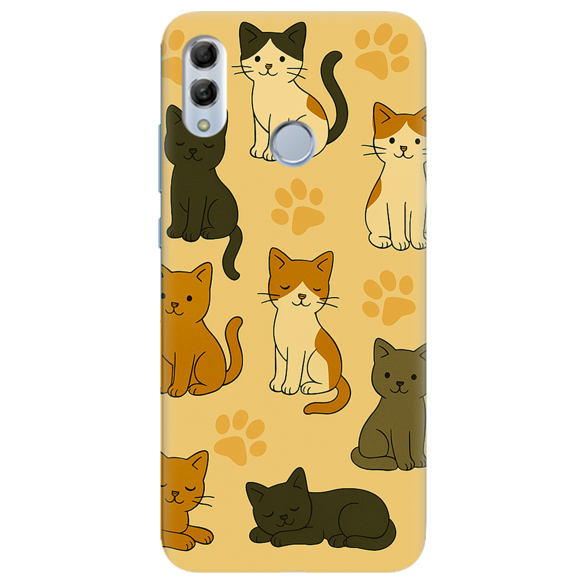 Чохол для Huawei Honor 10 Lite Милі котики - фото 1 Чохол для Huawei Honor 10 Lite Милі котики - фото 1 - Чохли для телефонів