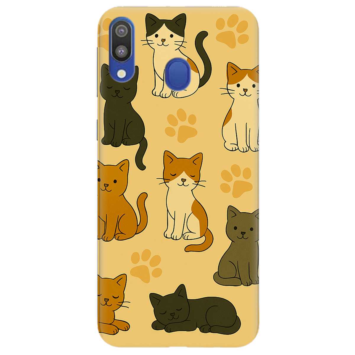 Чехол для Samsung Galaxy M20 Милые котики - фото 1 - Чехлы для телефонов
