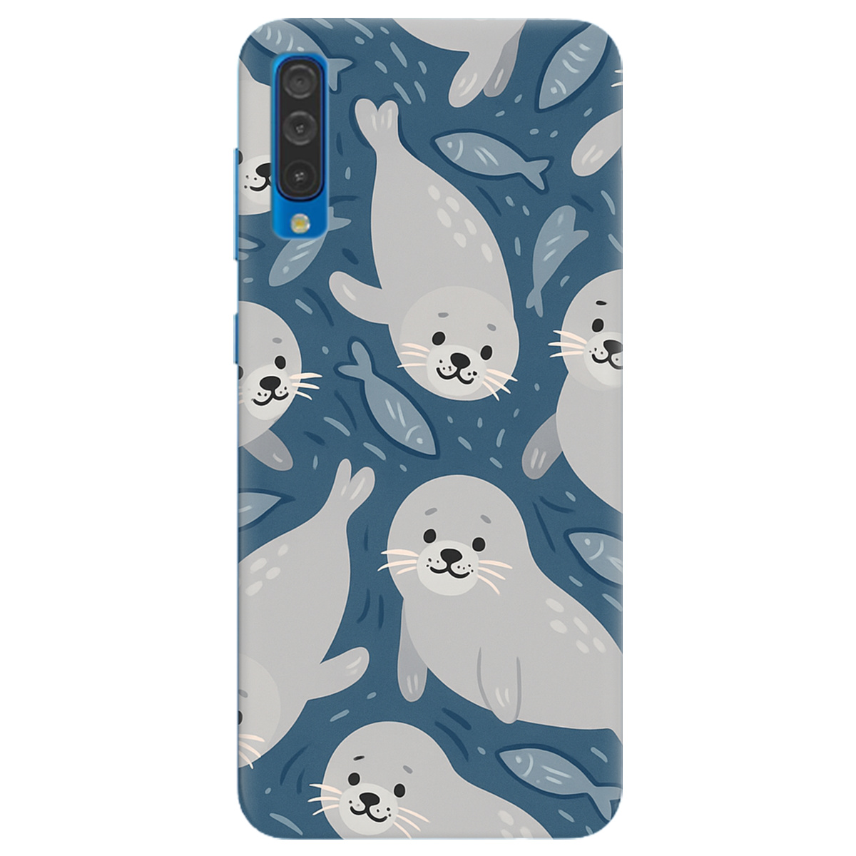 Чохол для Samsung Galaxy A50 Морські котики - фото 1 - Чохли для телефонів