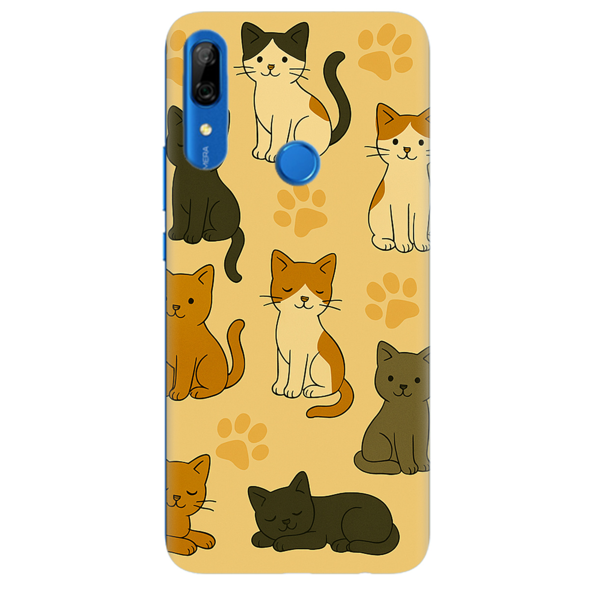 Чехол для Huawei P Smart Z Милые котики - фото 1 - Чехлы для телефонов