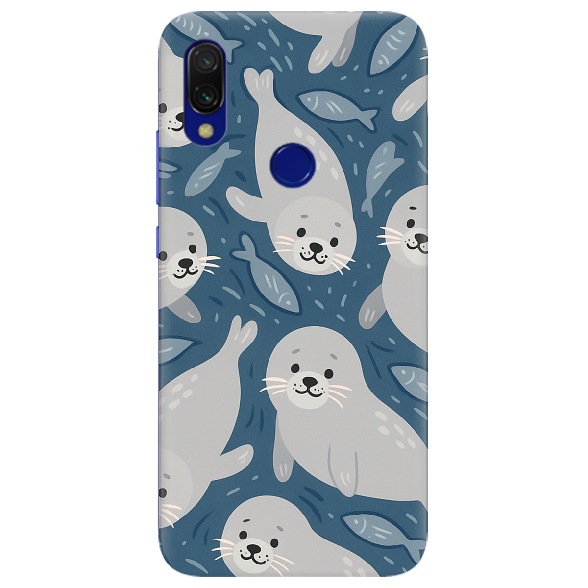 Чехол для Xiaomi Redmi 7 Морские котики - фото 1 - Чехлы для телефонов