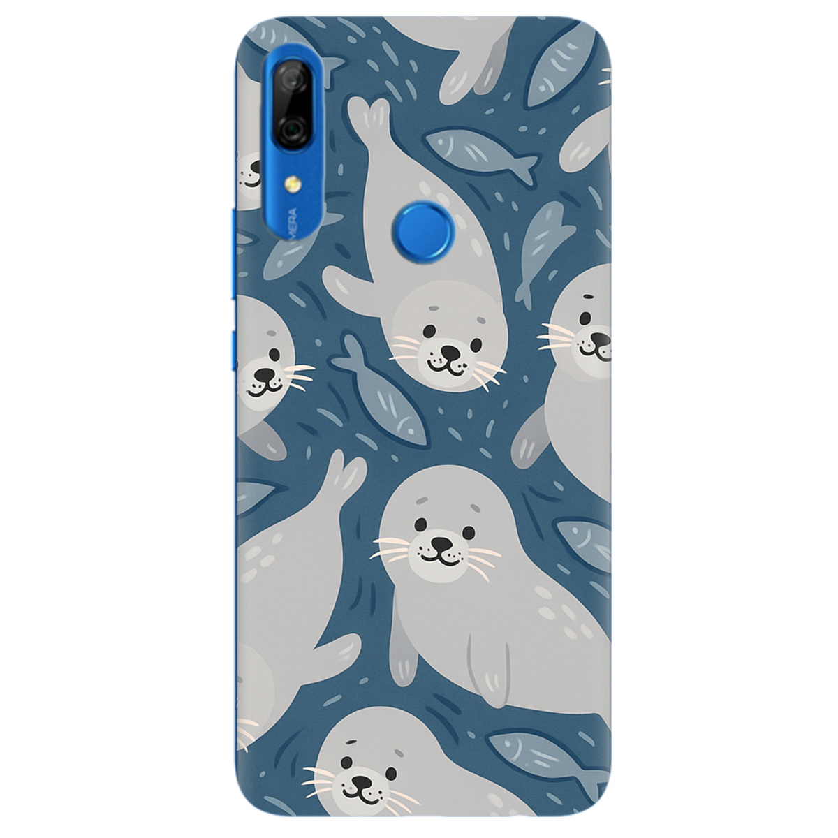 Чехол для Huawei P Smart Z Морские котики - фото 1 - Чехлы для телефонов