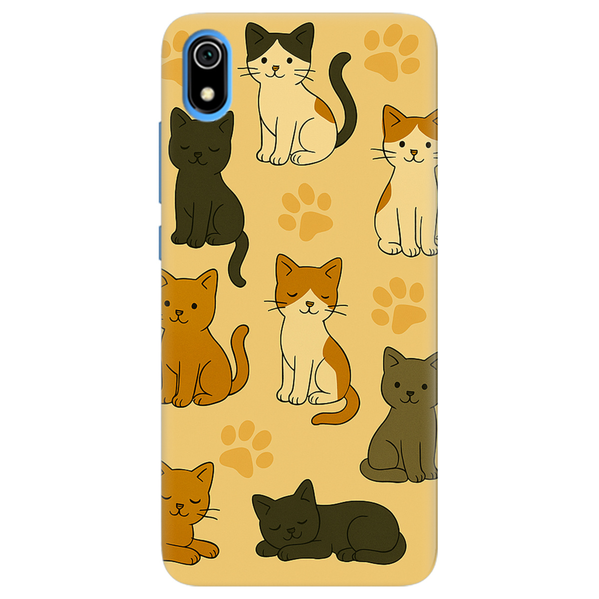 Чехол для Xiaomi Redmi 7A Милые котики - фото 1 - Чехлы для телефонов