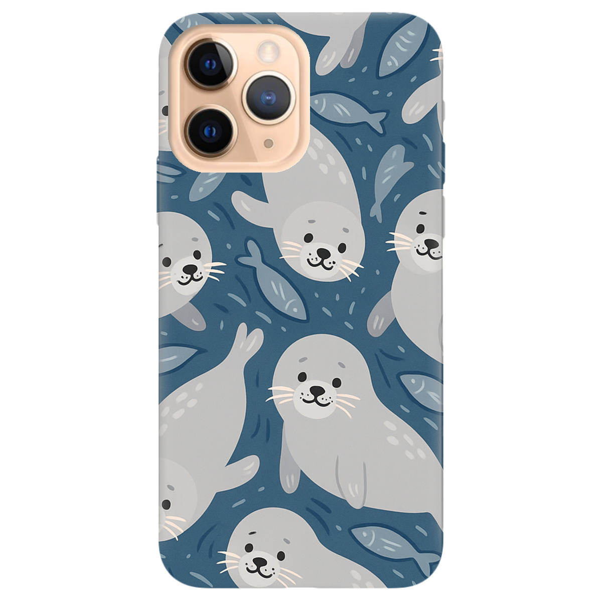 Чехол для Apple iPhone 11 Pro Морские котики - фото 1 - Чехлы для телефонов