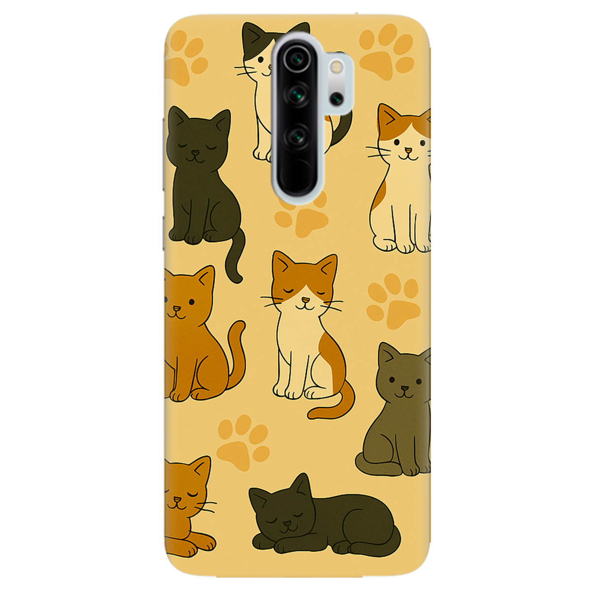 Чехол для Xiaomi Redmi Note 8 Pro Милые котики - фото 1 - Чехлы для телефонов
