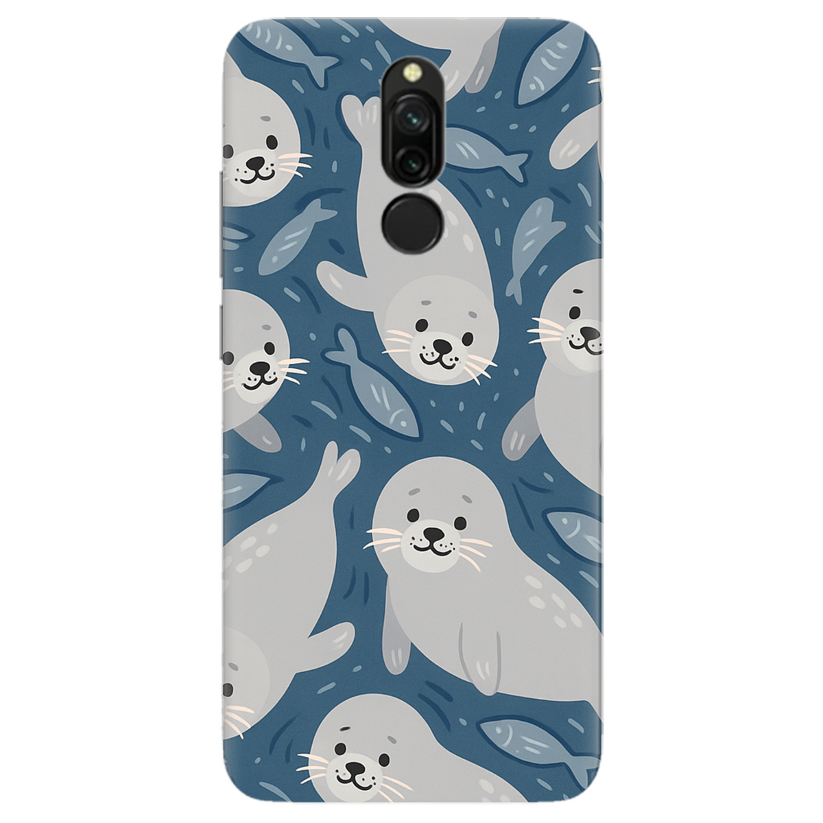 Чехол для Xiaomi Redmi 8 Морские котики - фото 1 - Чехлы для телефонов