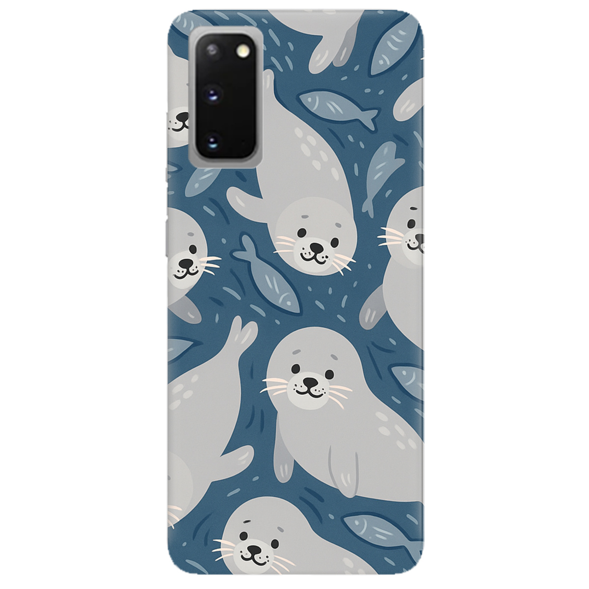 Чохол для Samsung Galaxy S20 Морські котики - фото 1 - Чохли для телефонів