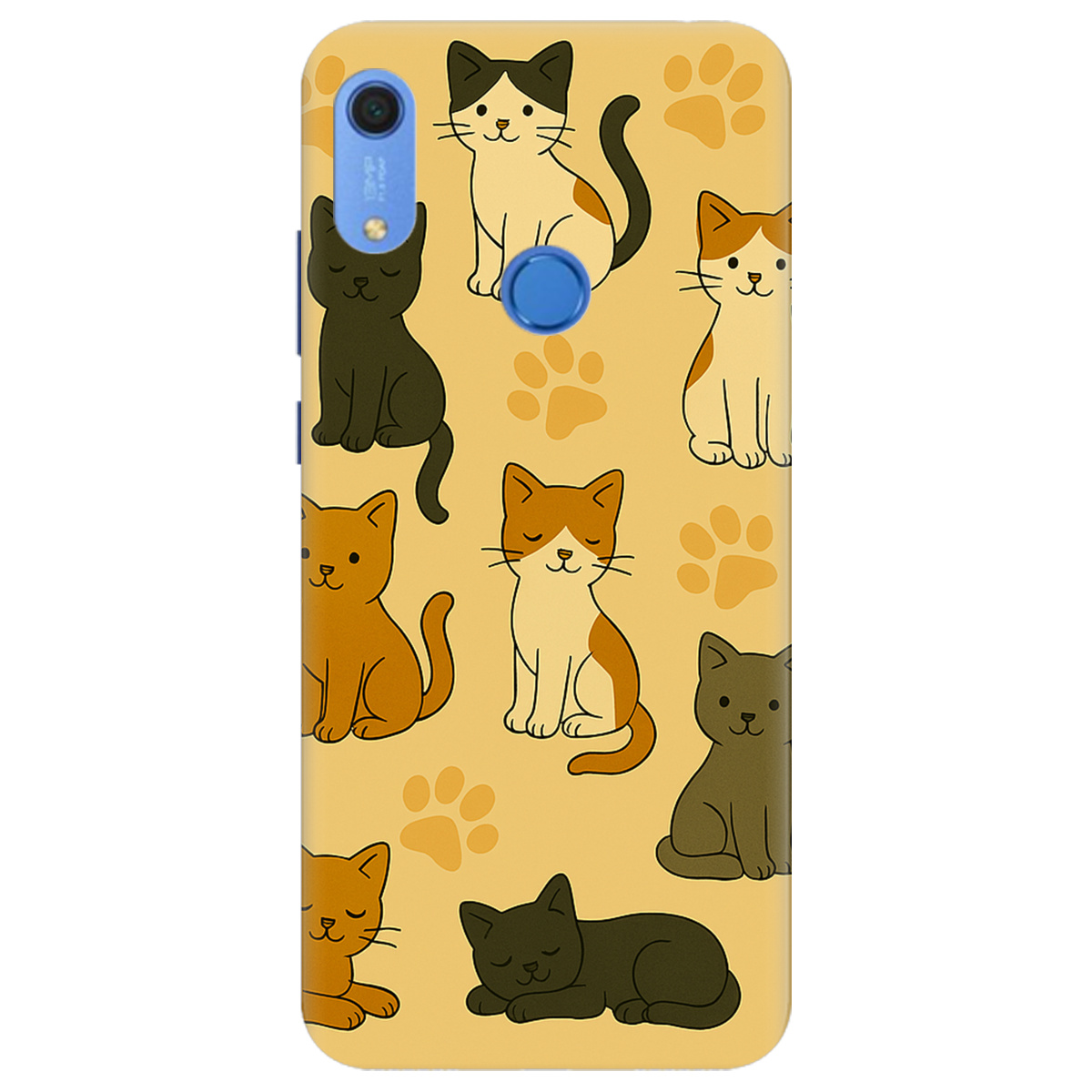 Чехол для Huawei Y6s Милые котики - фото 1 - Чехлы для телефонов