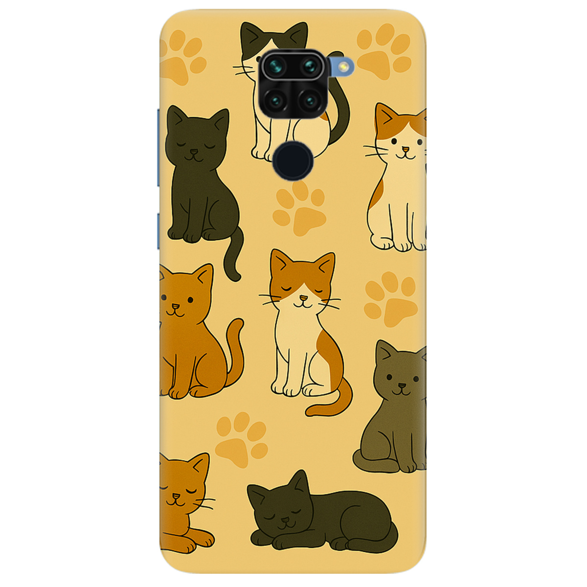 Чохол для Xiaomi Redmi Note 9 Милі котики - фото 1 - Чохли для телефонів