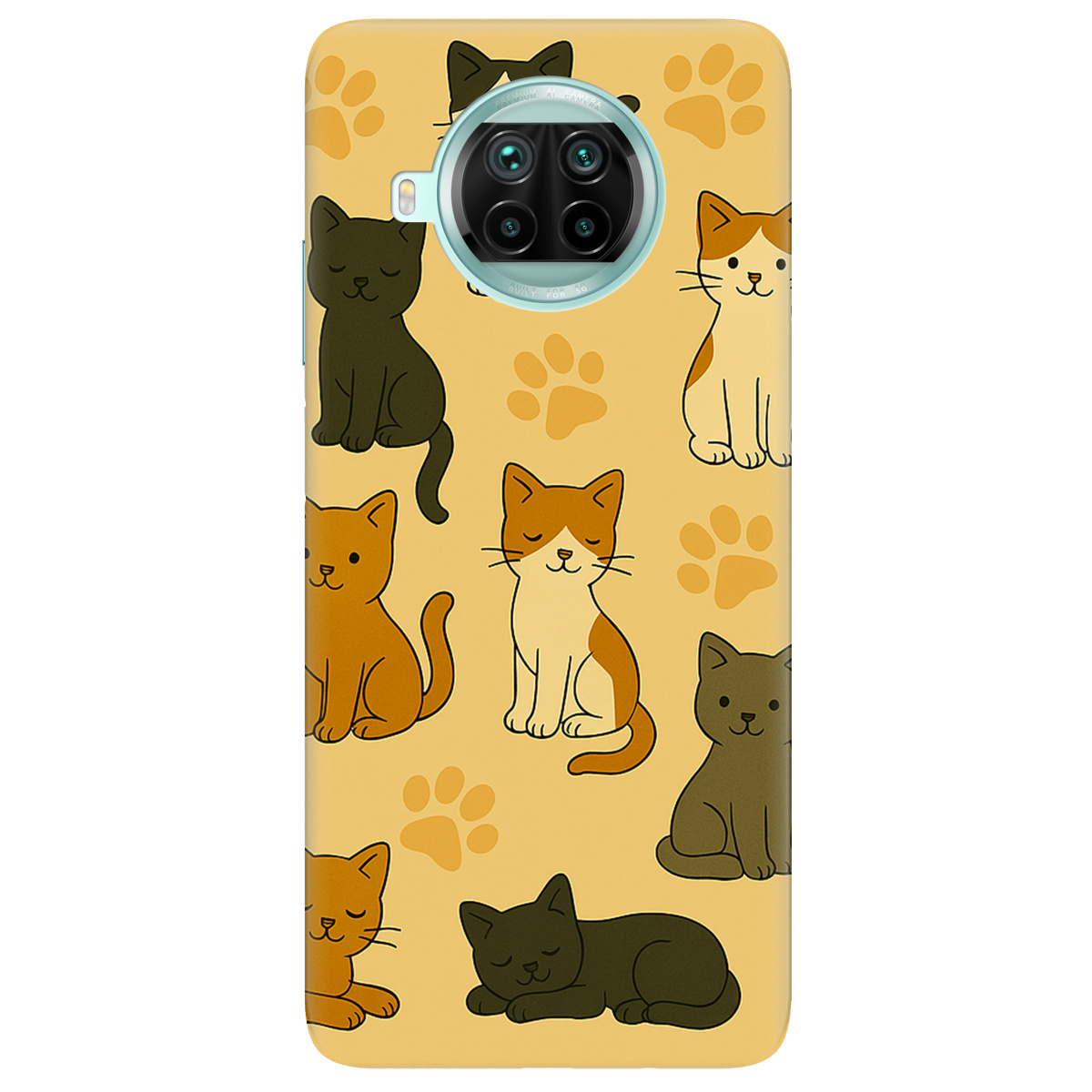 Чехол для Xiaomi Mi 10T Lite Милые котики - фото 1 - Чехлы для телефонов