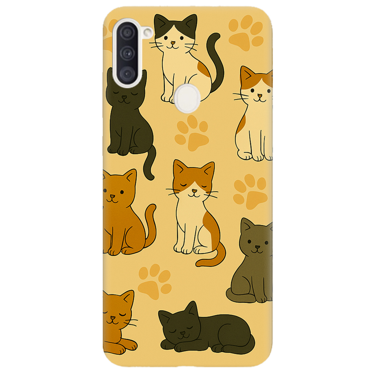 Чехол для Samsung Galaxy M11 Милые котики - фото 1 Чехол для Samsung Galaxy M11 Милые котики - фото 1 - Чехлы для телефонов