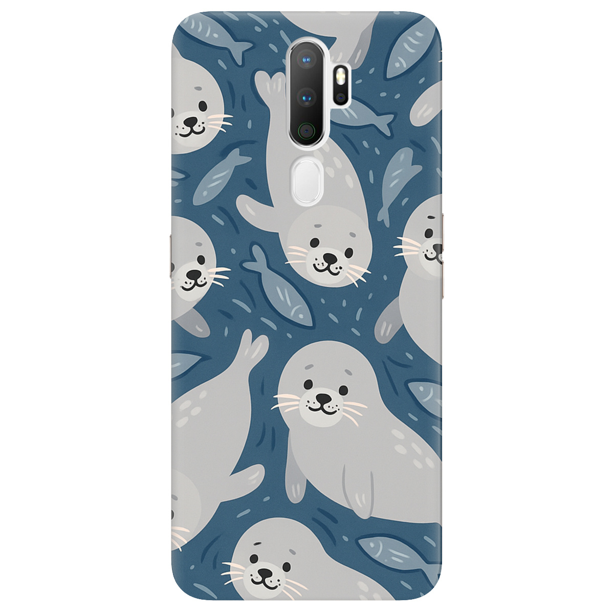 Чехол для Oppo A5 2020/A9 2020 Морские котики - фото 1 - Чехлы для телефонов