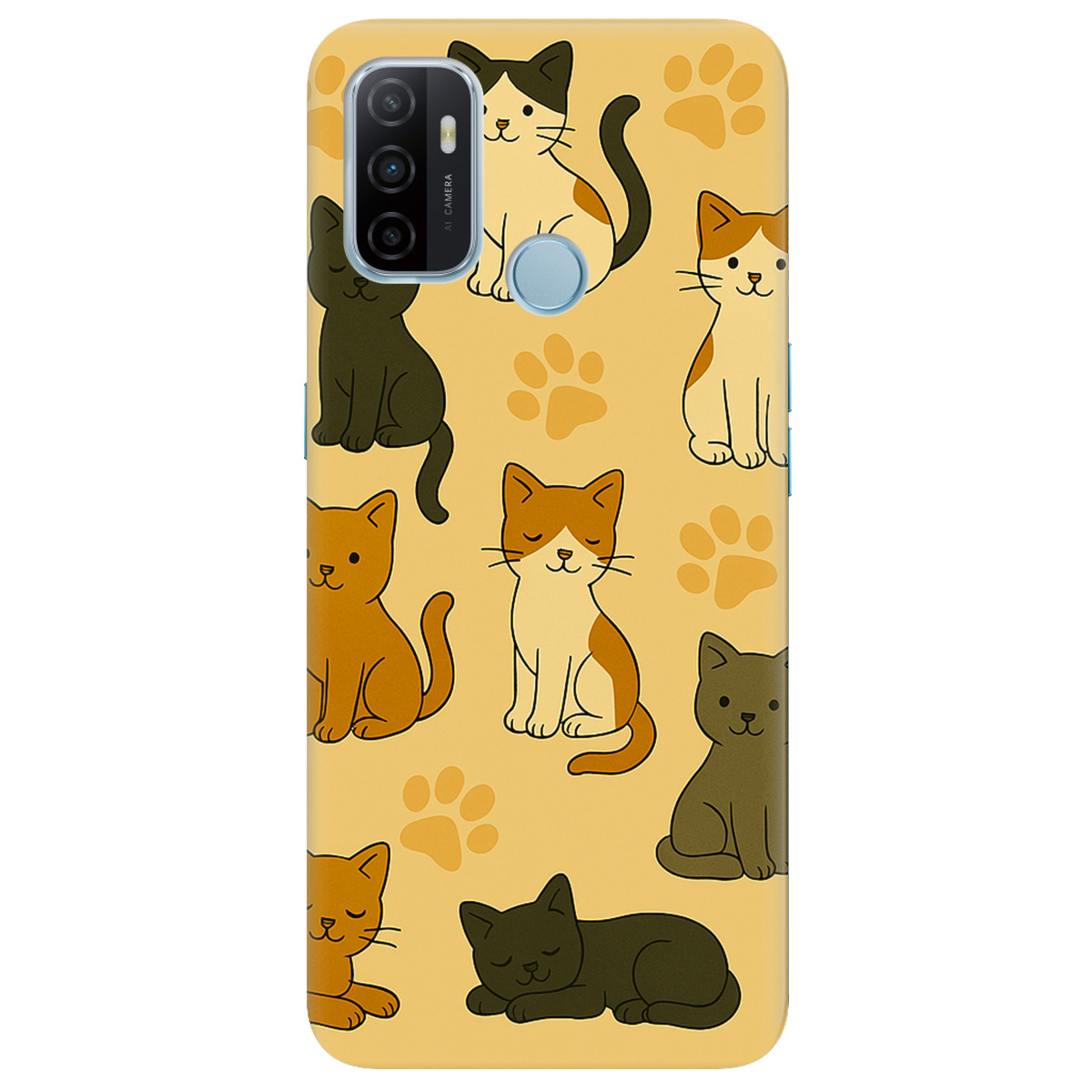 Чехол для Oppo A53/ A32/ A33 Милые котики - фото 1 - Чехлы для телефонов