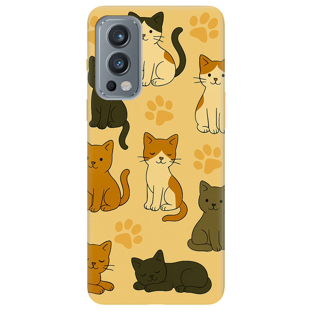 Чохол для OnePlus Nord 2 5G Милі котики - фото 1 - Чохли для телефонів