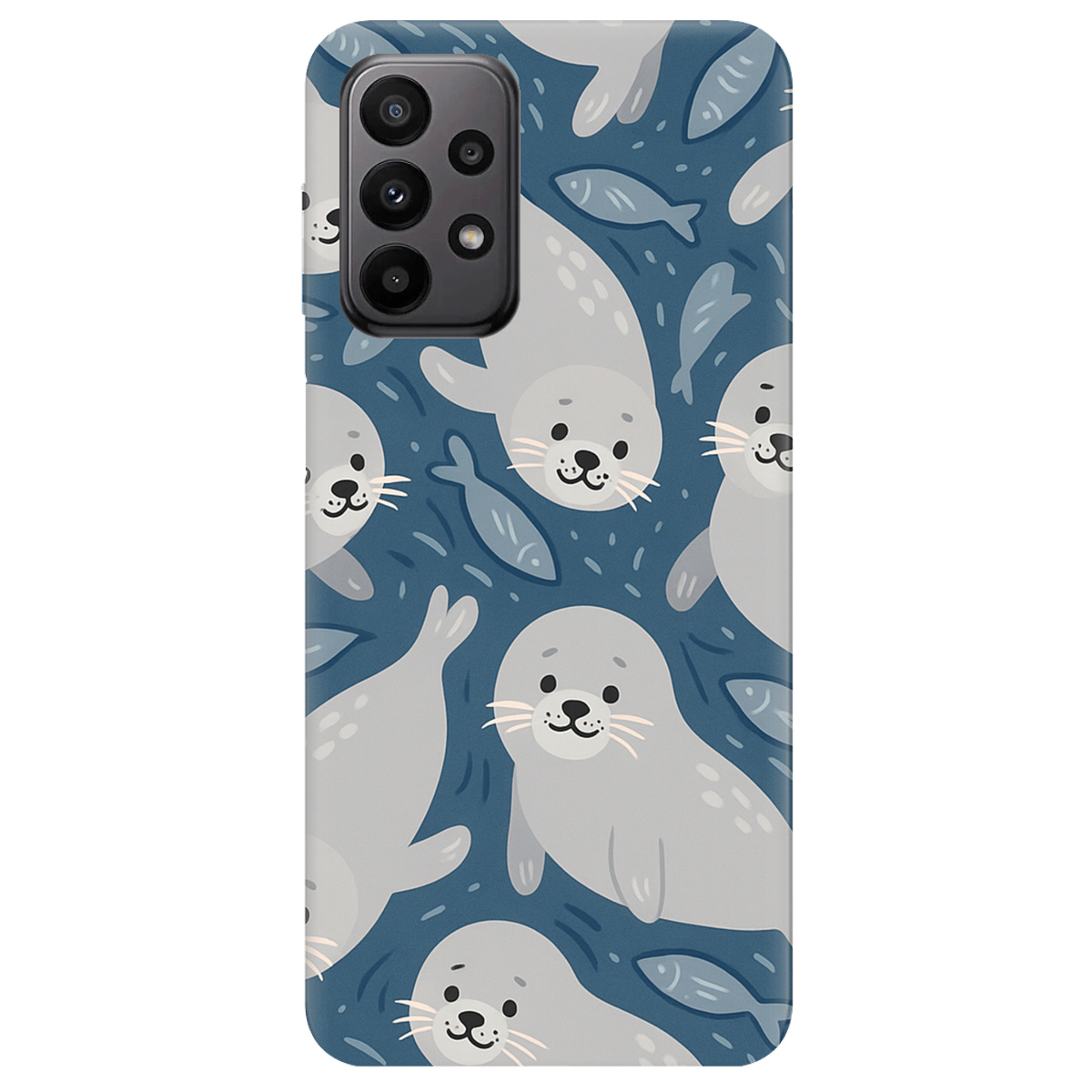 Чохол для Samsung Galaxy A23 4G Морські котики - фото 1 - Чохли для телефонів