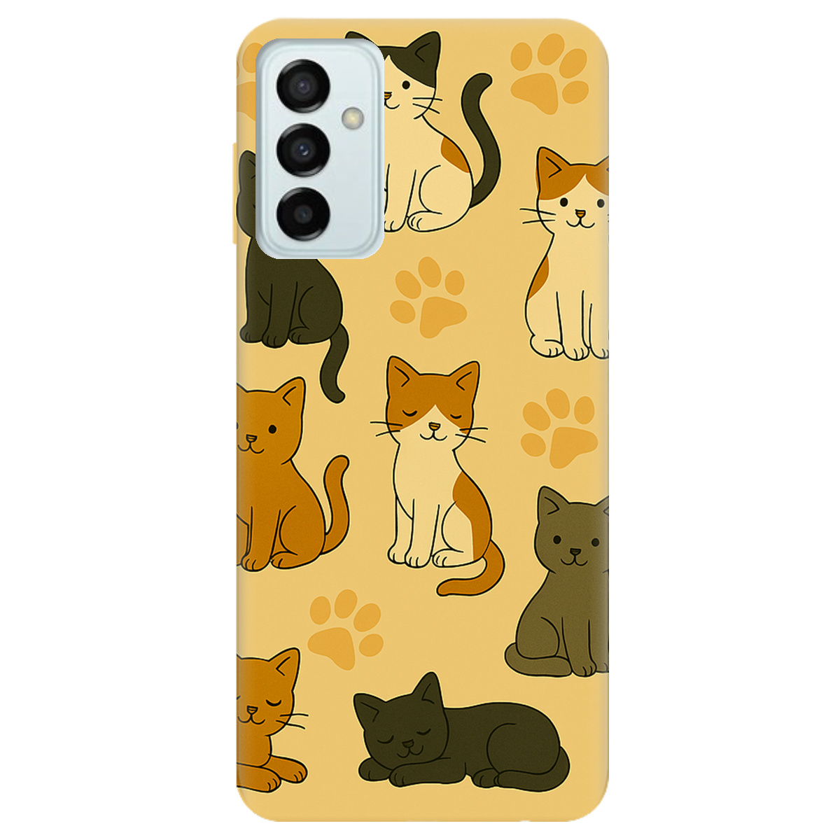 Чохол для Samsung Galaxy M13 4G Милі котики - фото 1 Чохол для Samsung Galaxy M13 4G Милі котики - фото 1 - Чохли для телефонів