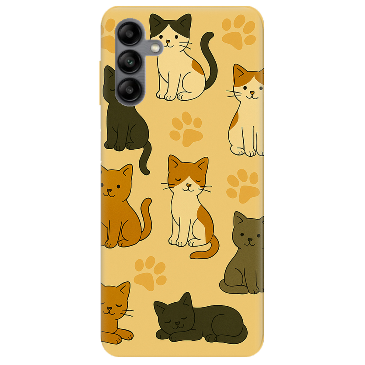 Чехол для Samsung Galaxy A04s Милые котики - фото 1 - Чехлы для телефонов