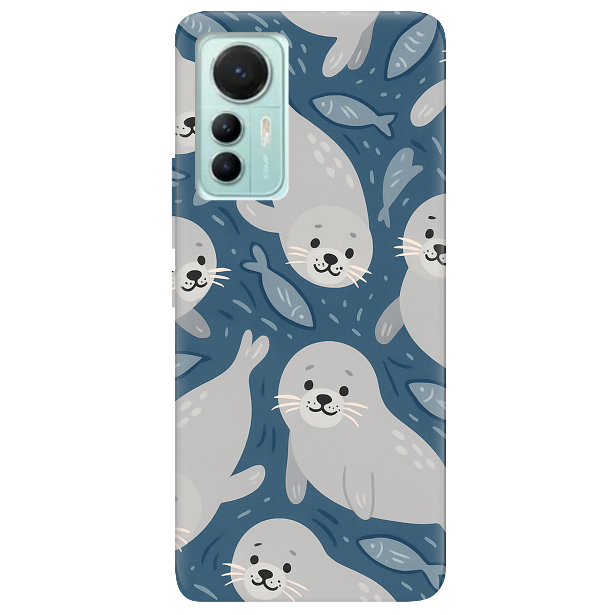 Чехол для Xiaomi 12 Lite Морские котики - фото 1 - Чехлы для телефонов