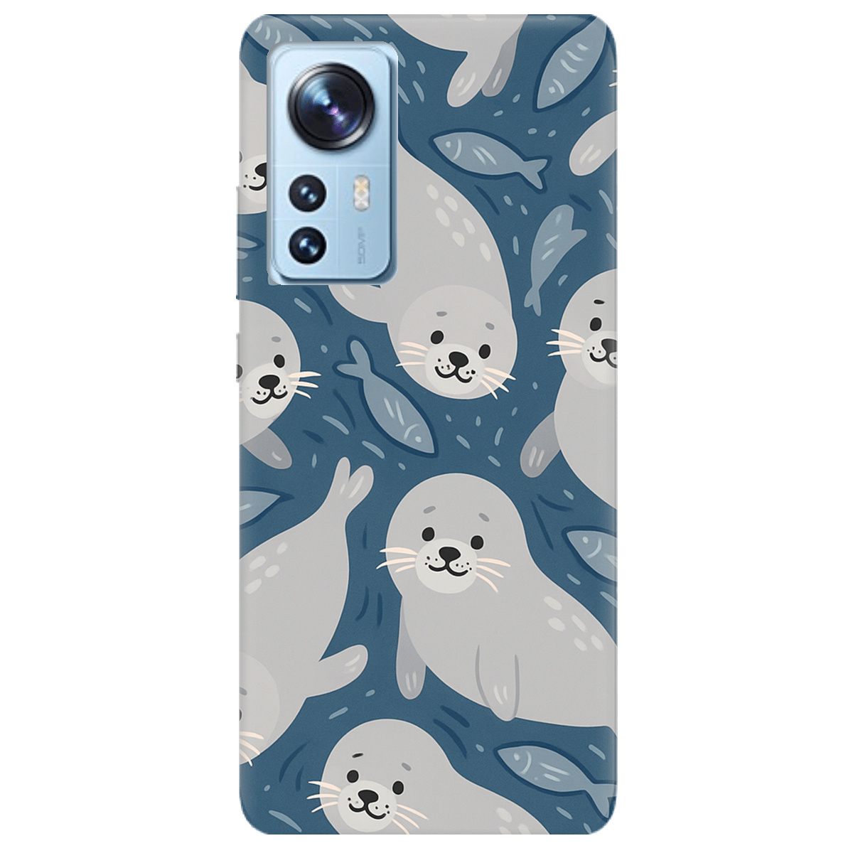 Чохол для Xiaomi 12X Морські котики - фото 1 - Чохли для телефонів