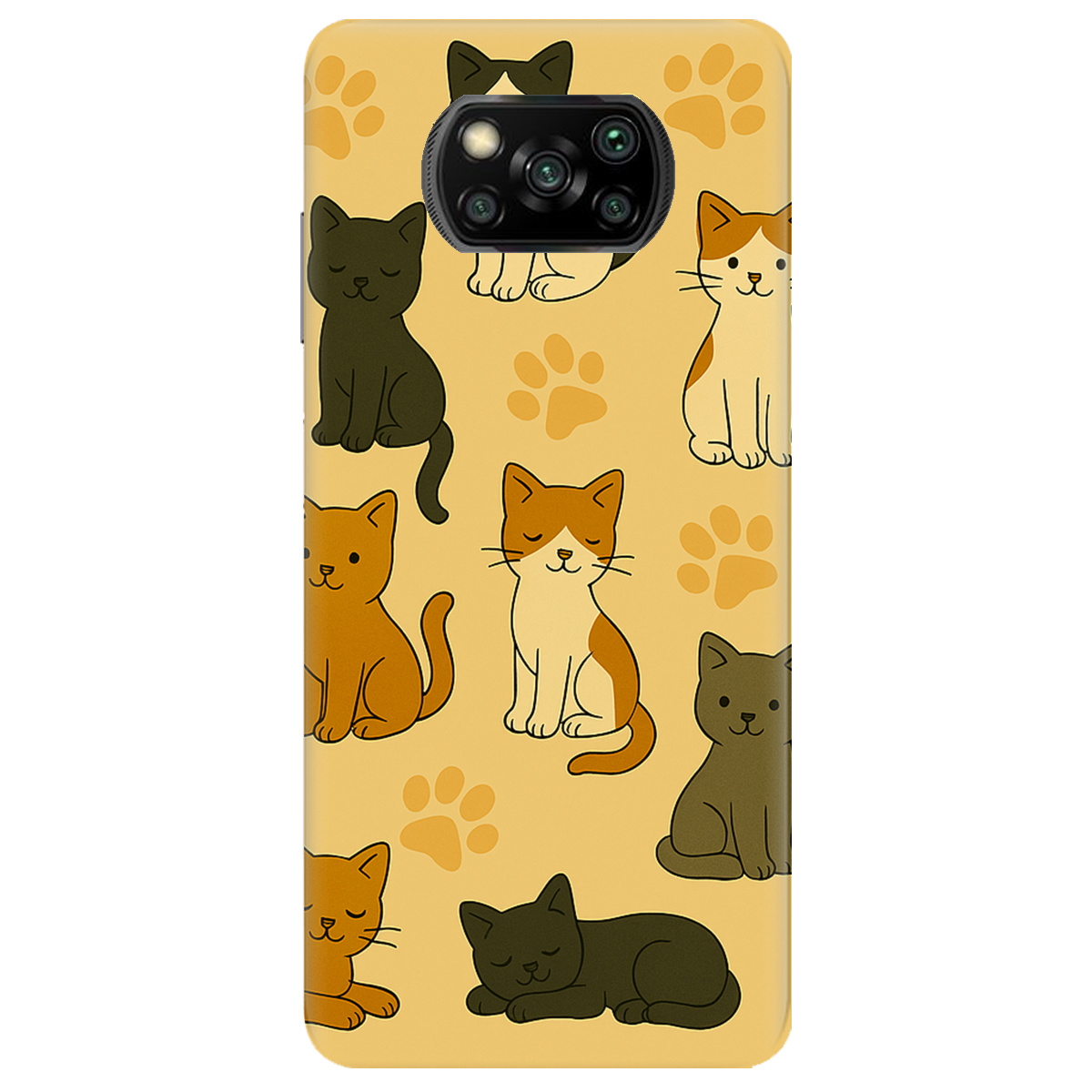 Чохол для Xiaomi Poco X3 Pro Милі котики - фото 1 - Чохли для телефонів