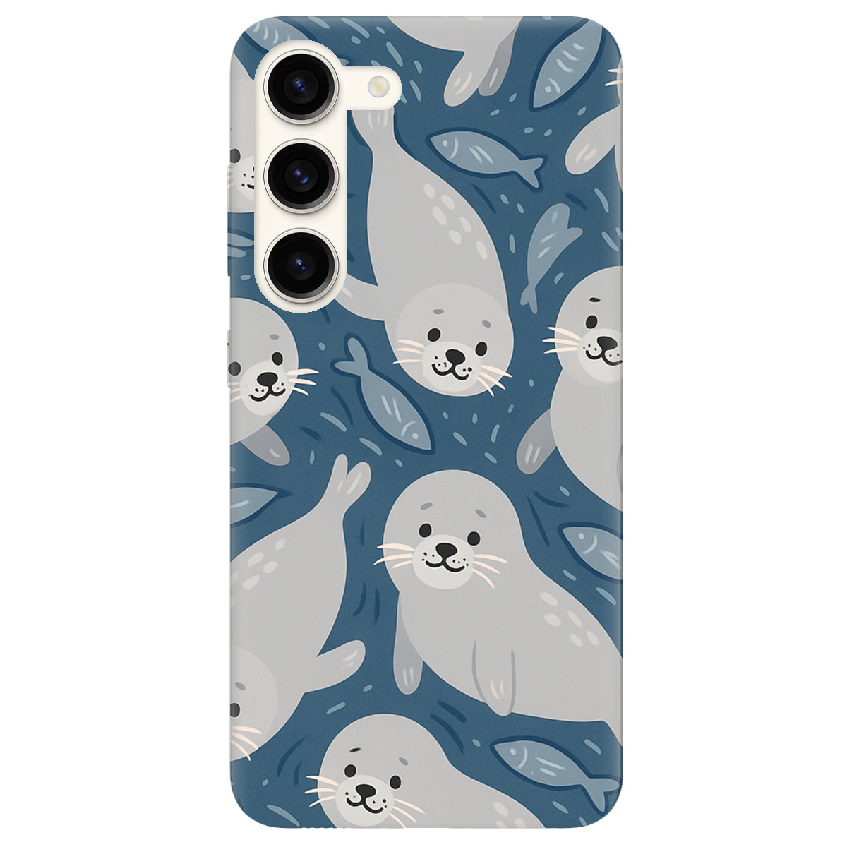 Чохол для Samsung Galaxy S23 Plus Морські котики - фото 1 - Чохли для телефонів