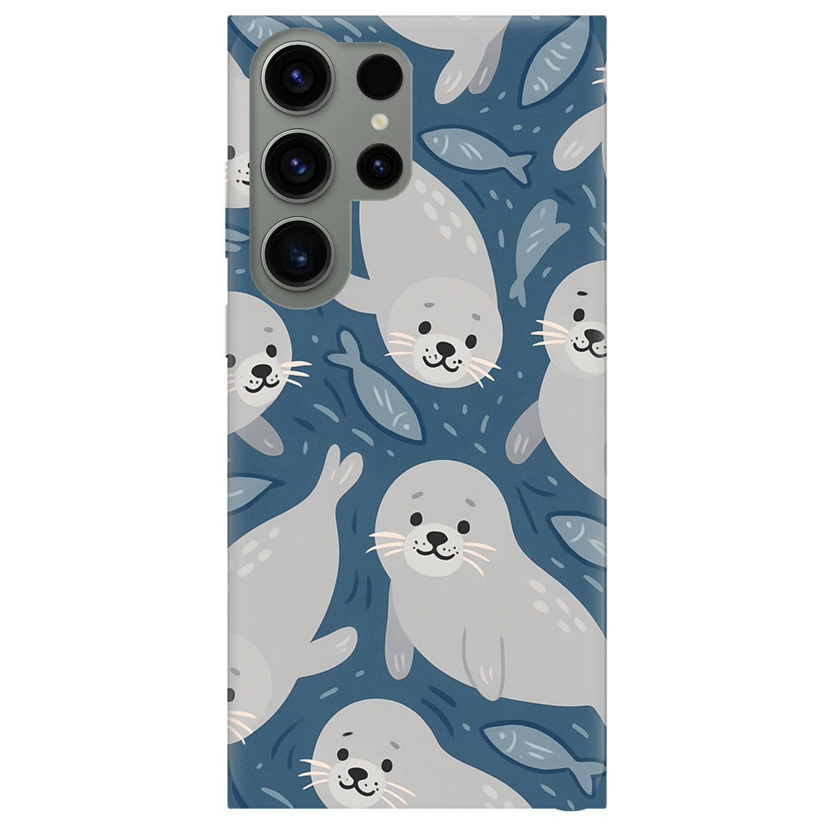 Чехол для Samsung Galaxy S23 Ultra Морские котики - фото 1 - Чехлы для телефонов