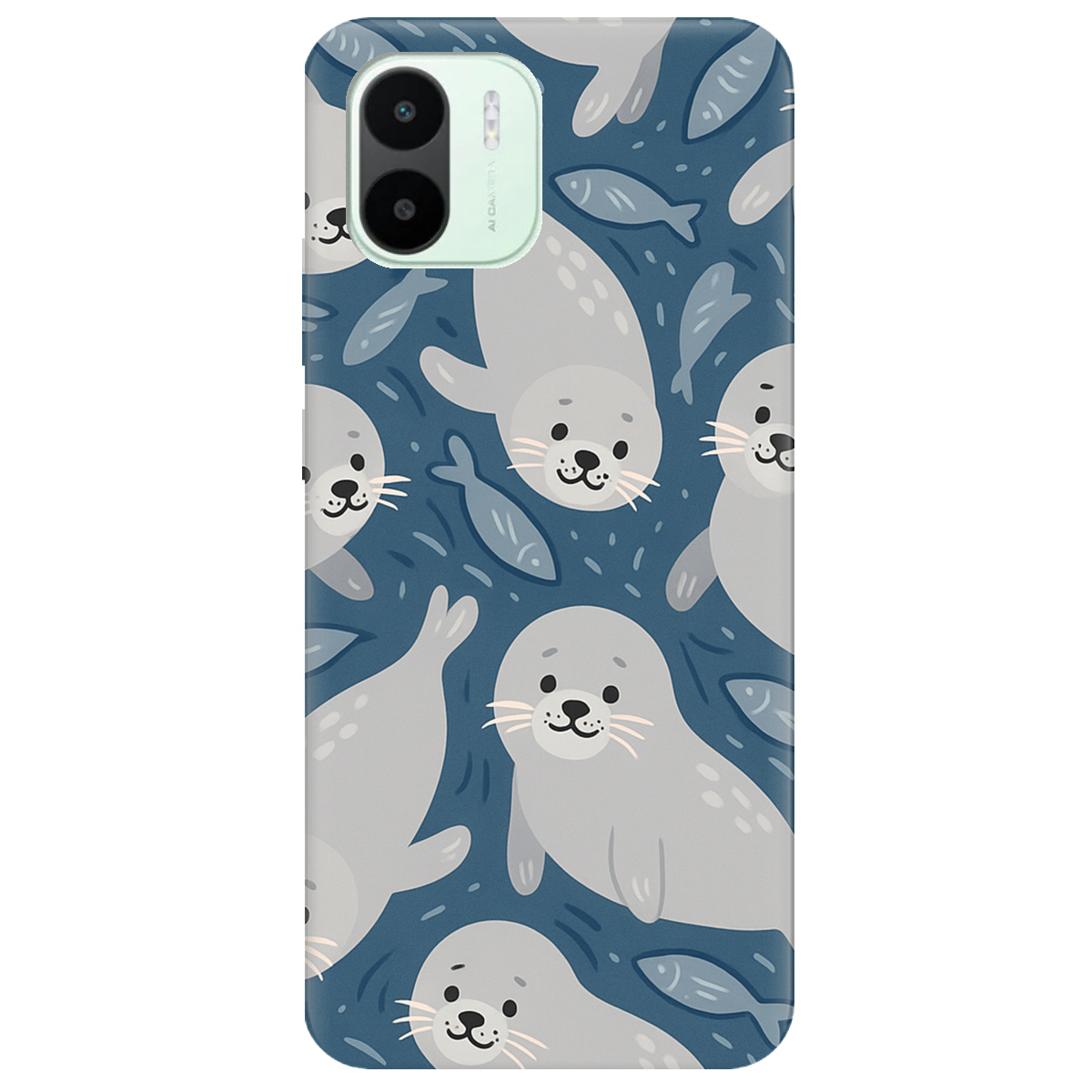 Чехол для Xiaomi Redmi A2 Морские котики - фото 1 - Чехлы для телефонов