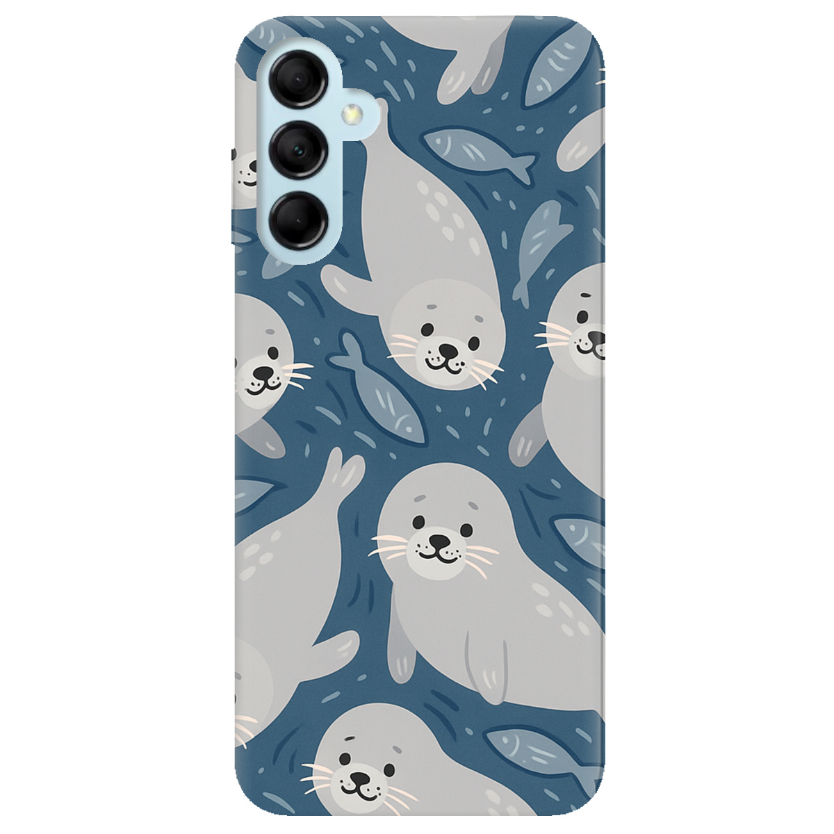 Чехол для Samsung Galaxy M14 5G Морские котики - фото 1 - Чехлы для телефонов