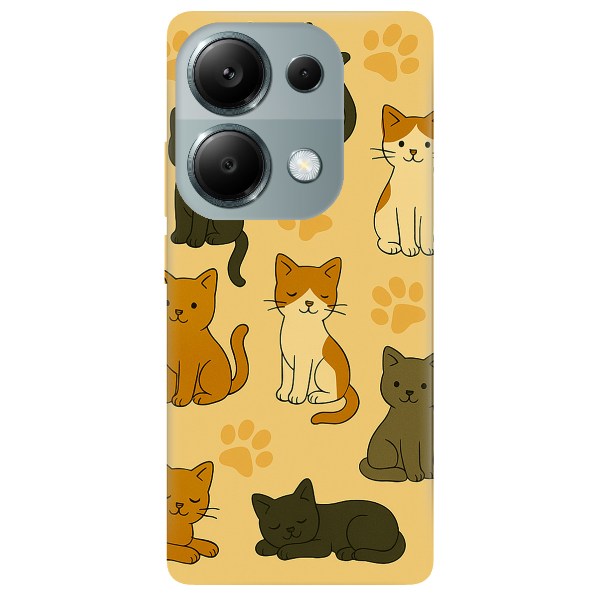 Чохол для Xiaomi Poco M6 Pro 4G Милі котики - фото 1 - Чохли для телефонів