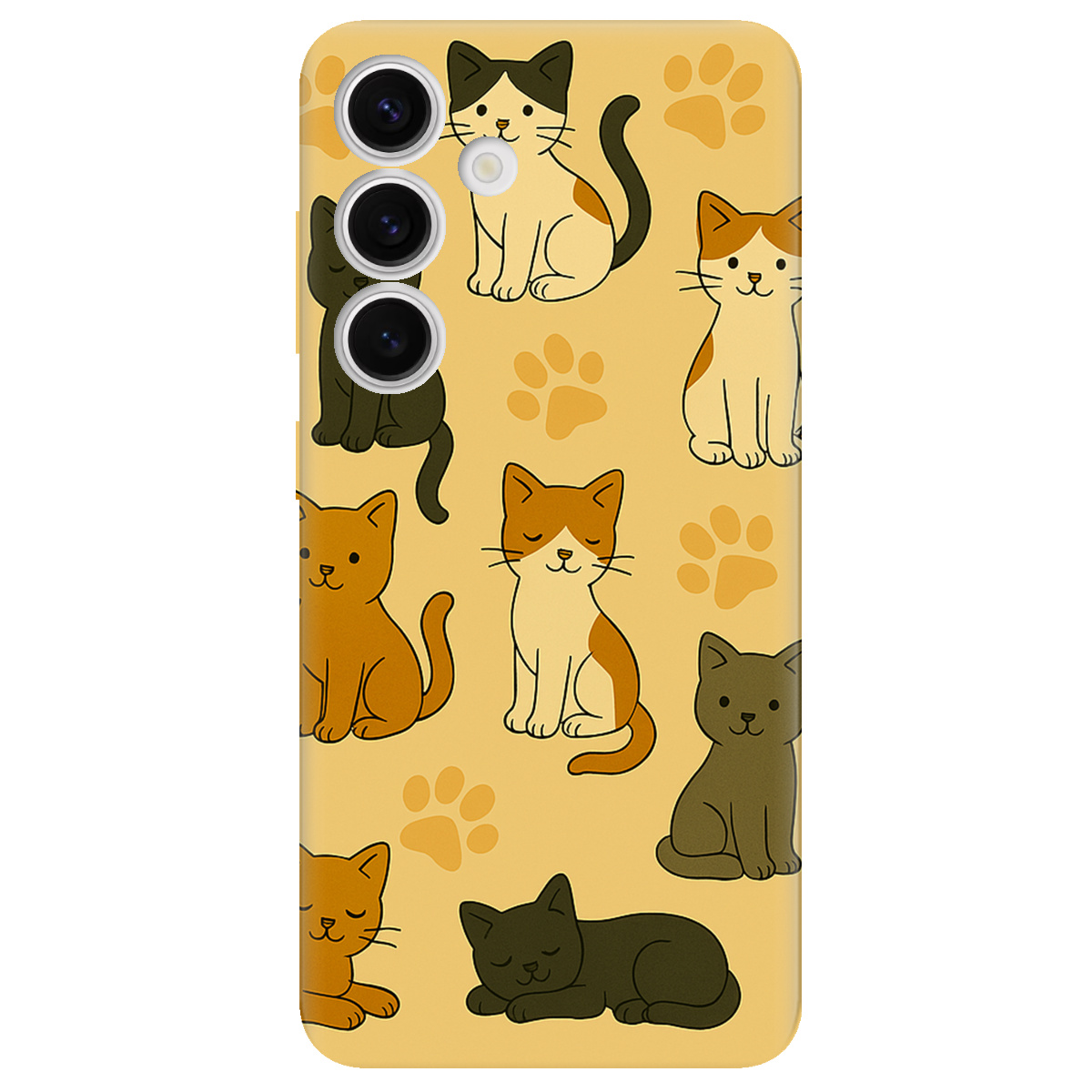 Чохол для Samsung Galaxy S25 Милі котики - фото 1 Чохол для Samsung Galaxy S25 Милі котики - фото 1 - Чохли для телефонів